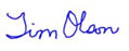 tim olson's signature