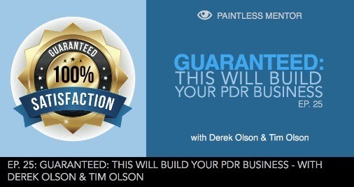 episode 25 - Guarantees in paintless dent repair business